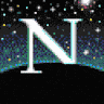 An image of the Netscape loading animation.